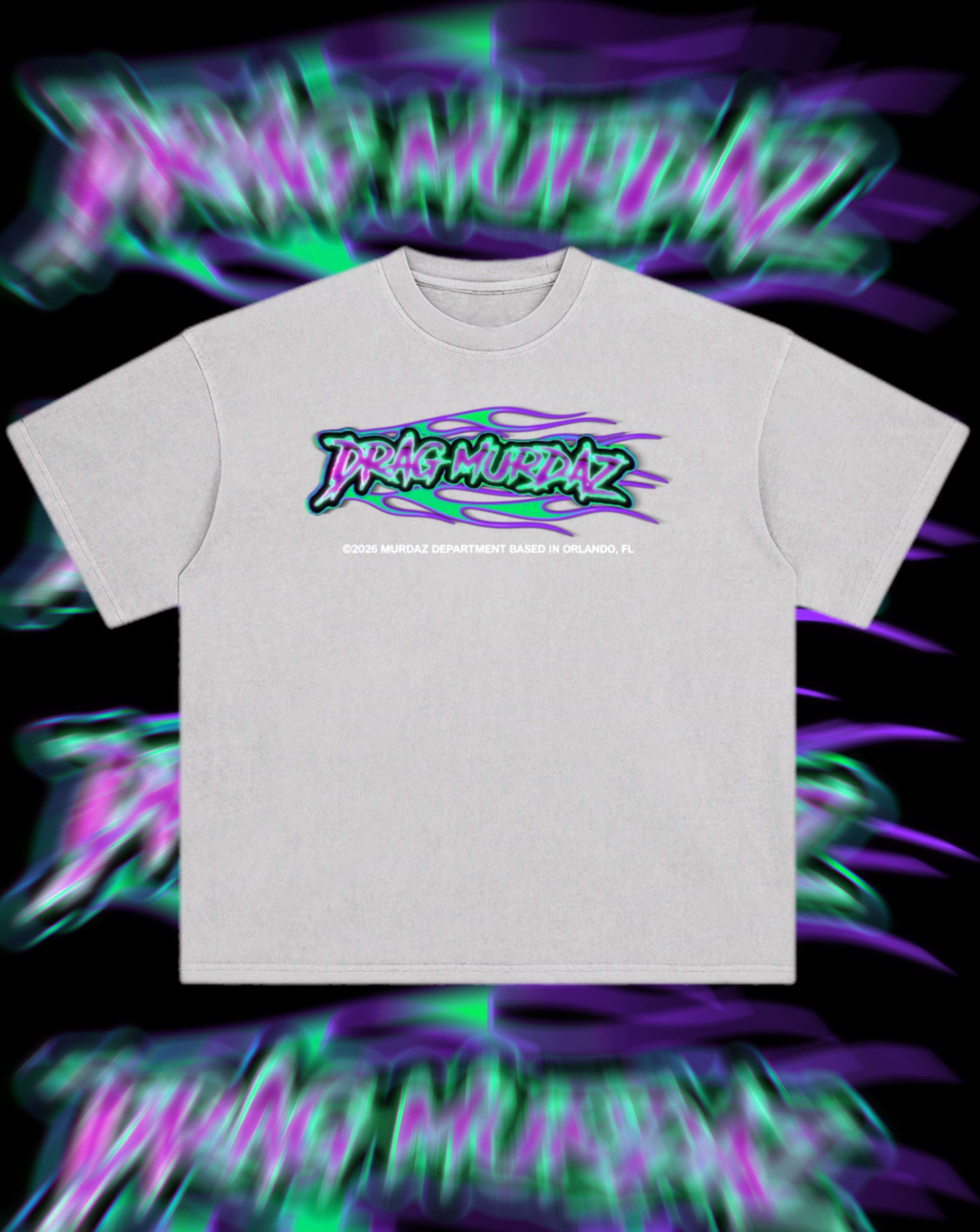 Cyber Flame Washed Tee
