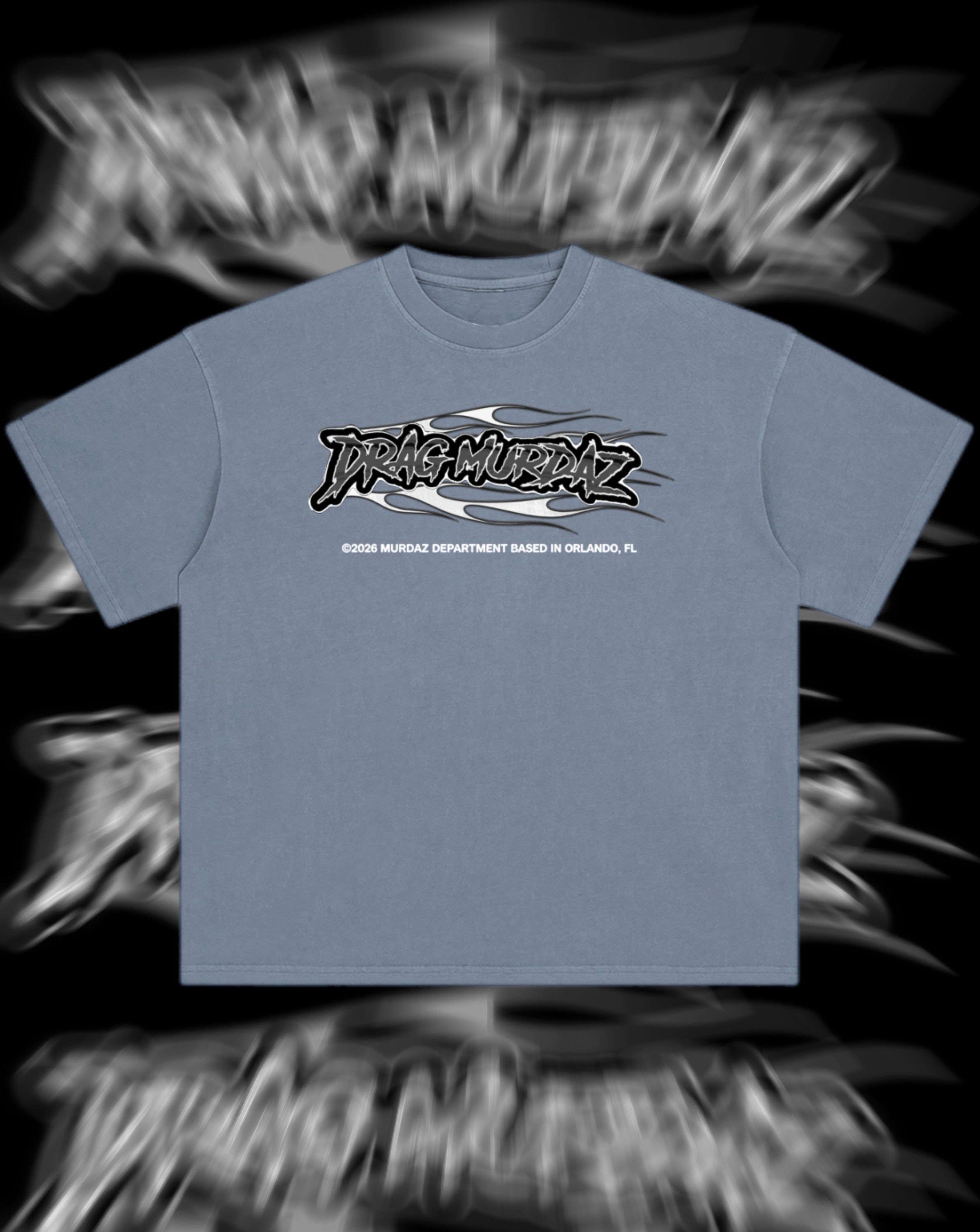 Blackout Flame Washed Tee
