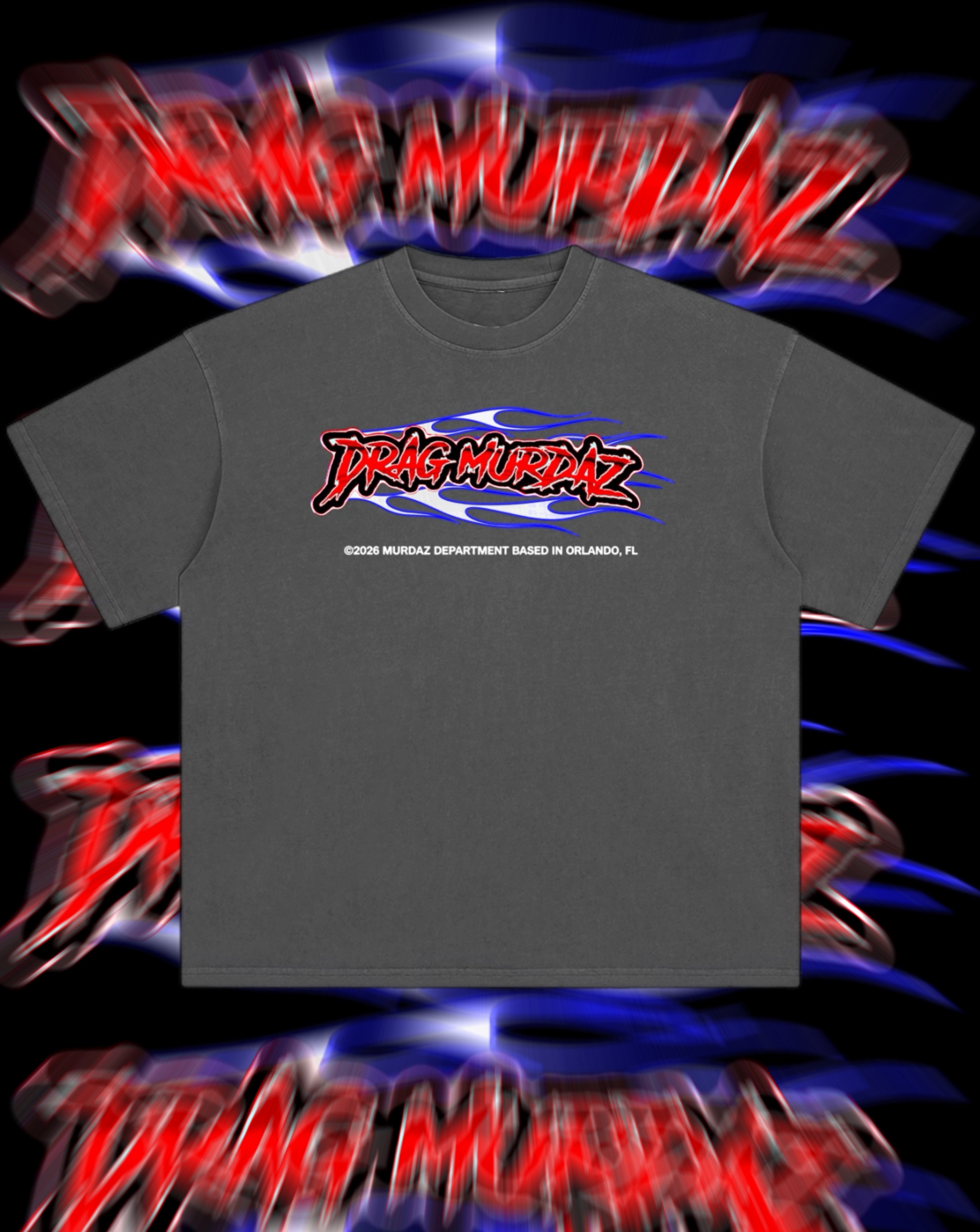 Outlaw Flame Washed Tee