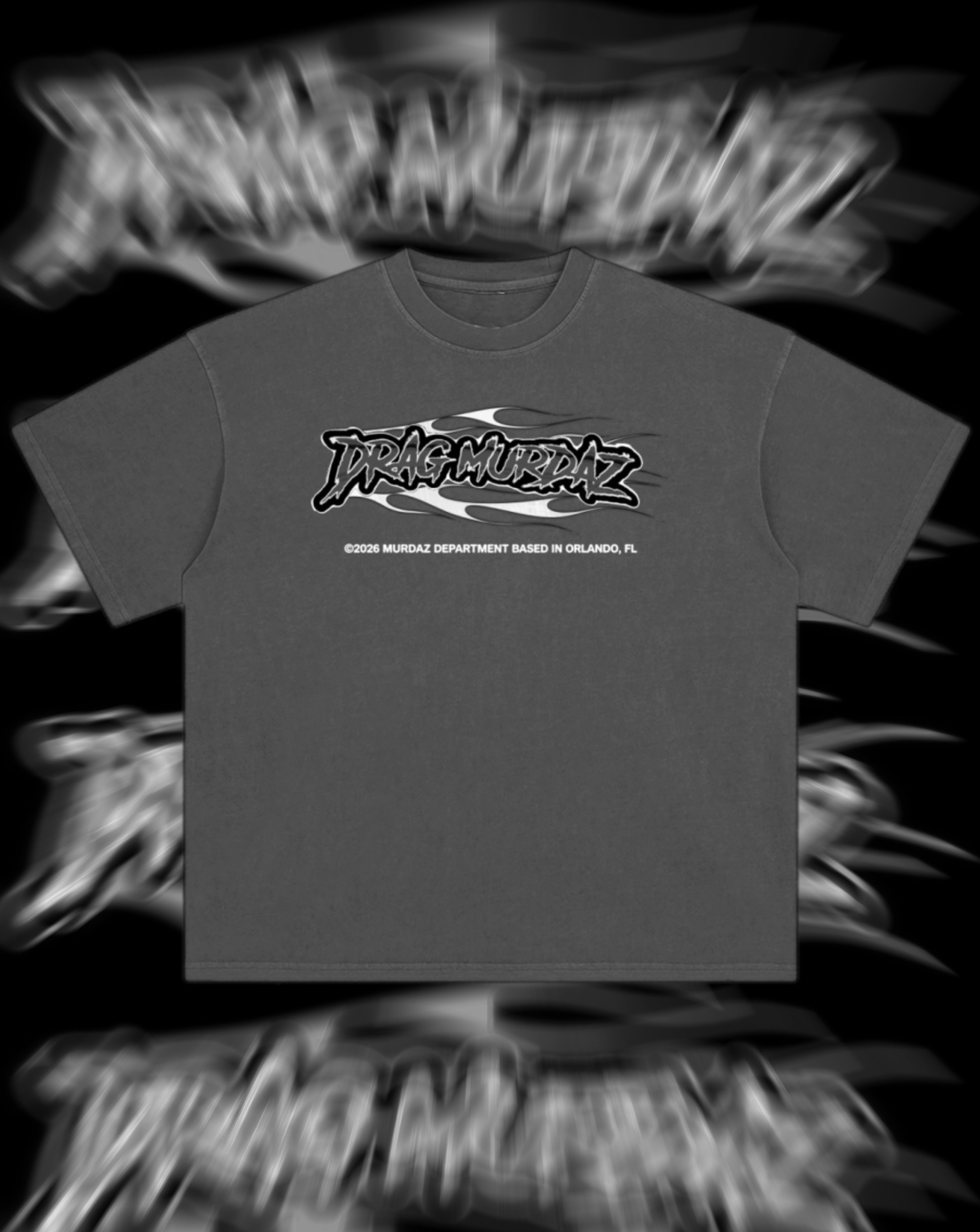 Blackout Flame Washed Tee