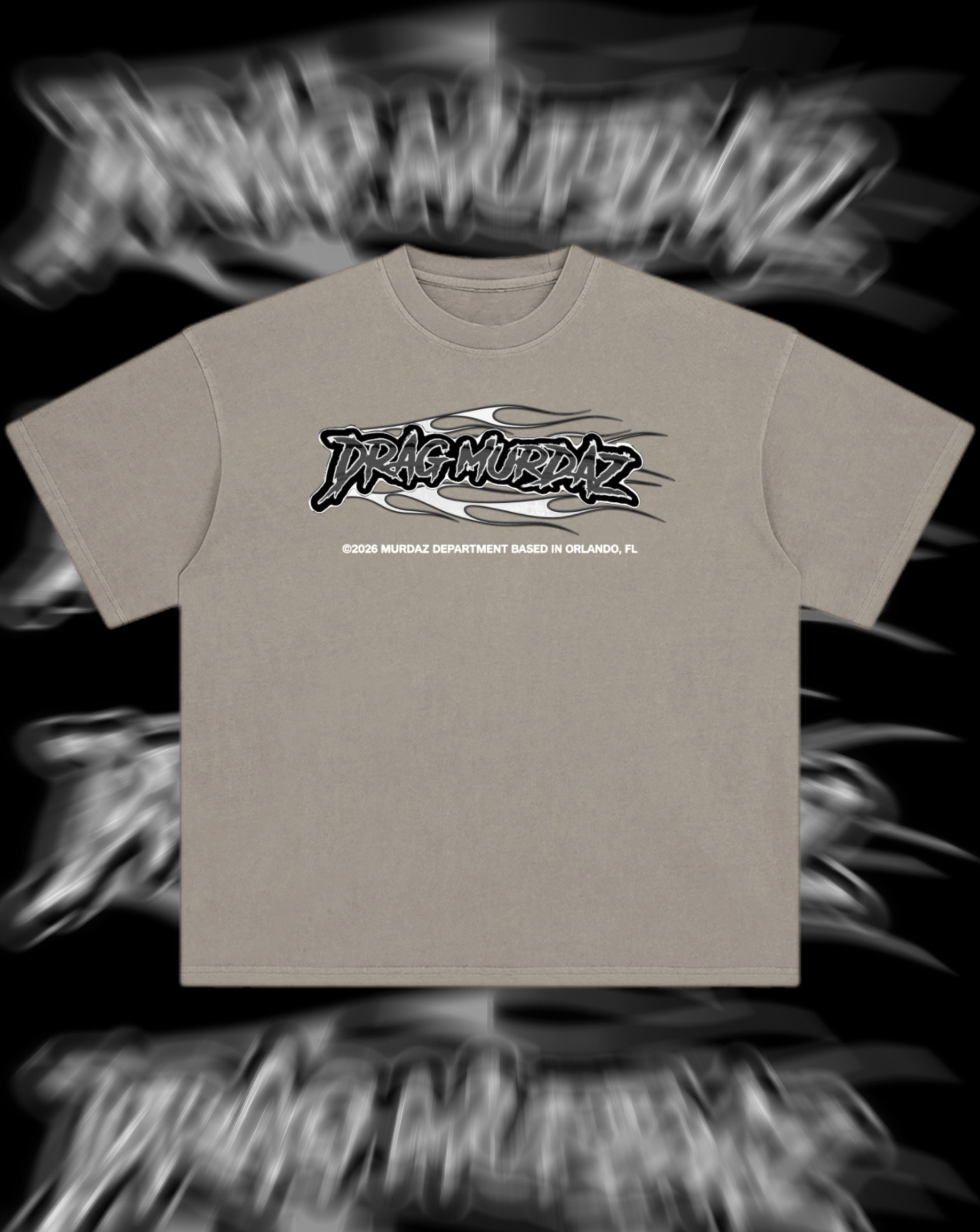 Blackout Flame Washed Tee