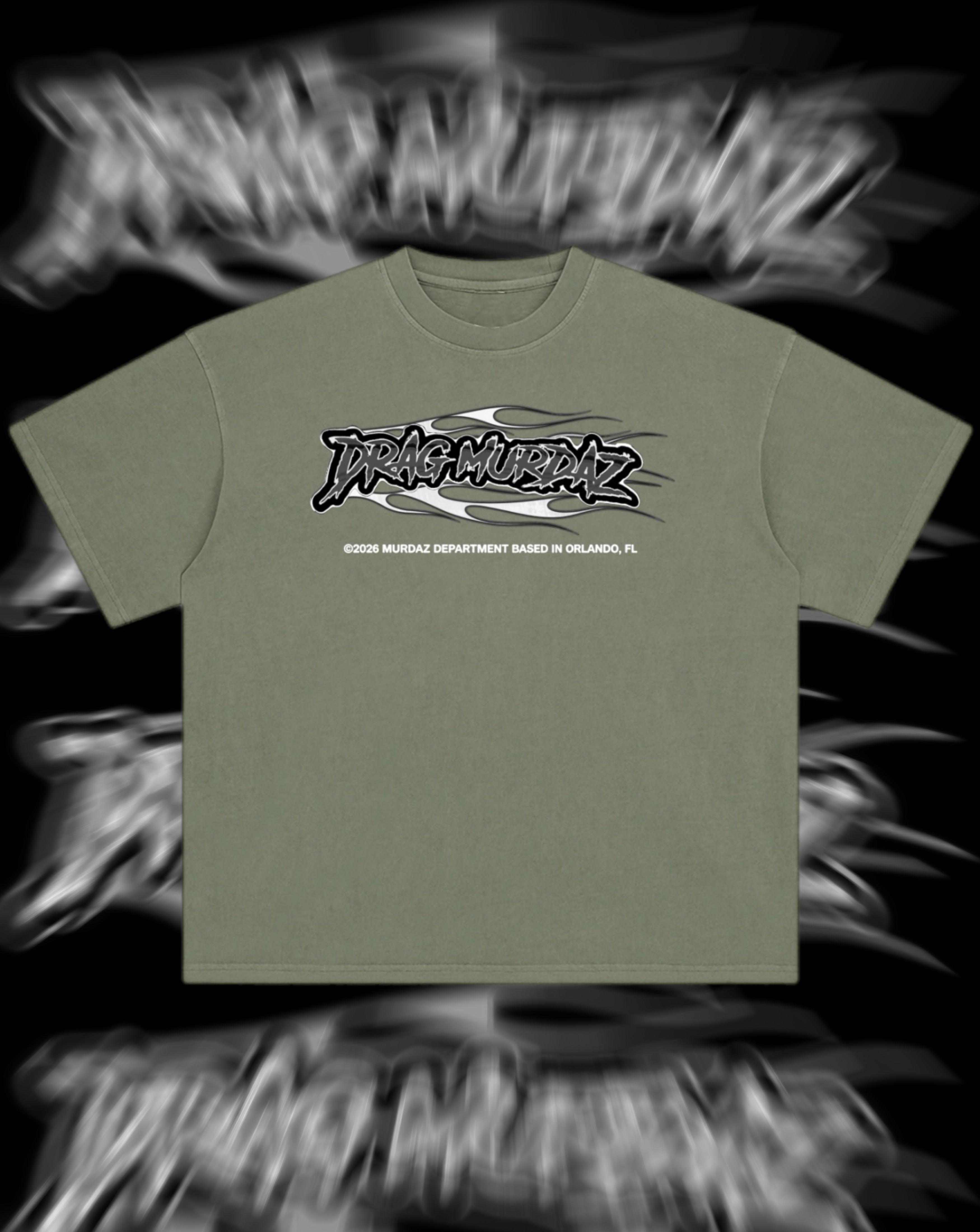 Blackout Flame Washed Tee